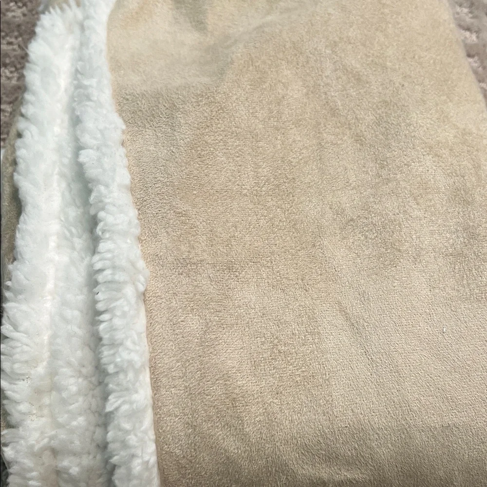 UGG Tan and Cream Pillow sham